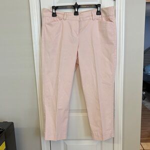 LOFT Marisa Pink Ankle Pants